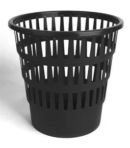 Odpadkový kôš, čierna, 15 l, mriežka, VICTORIA